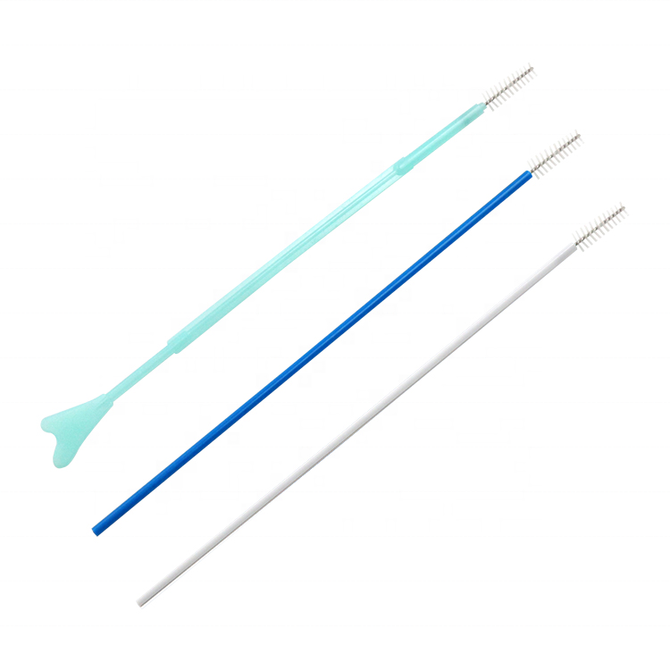 Disposable Cyto Cytology Cervical Cell Sampling Brush Broom Type Brush