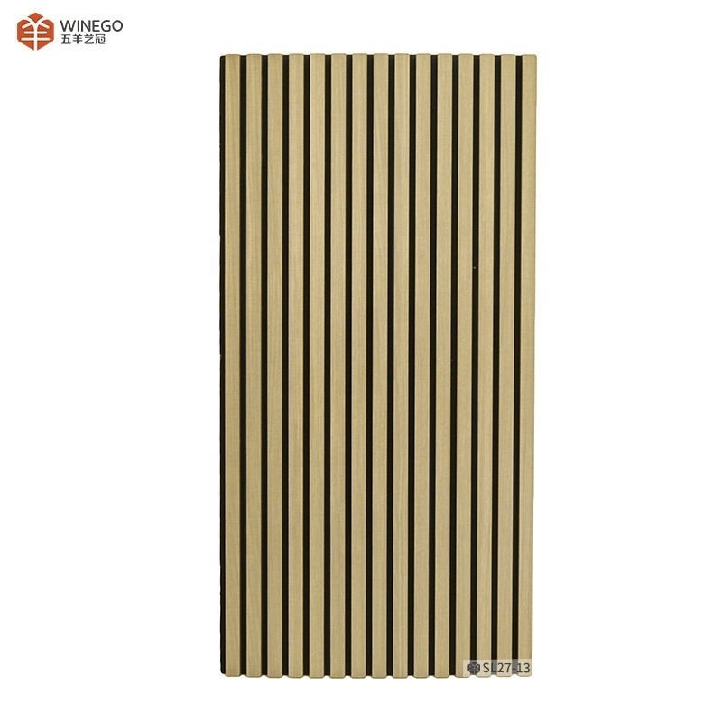 Sound proof Custom Moisture-proof Mildew-proof Wood slat acoustical panels