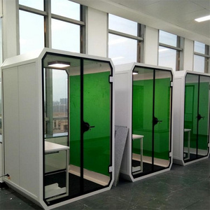 Luxury Meeting Phone Call Soundproof Booth indoor vocal silence private Office Pod