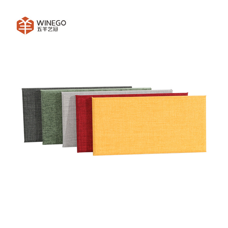 Sound-absorbing Fiberglass Fabric Wrapped Acoustic Panels for cinema