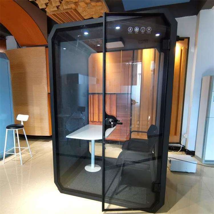 Luxury Meeting Phone Call Soundproof Booth indoor vocal silence private Office Pod