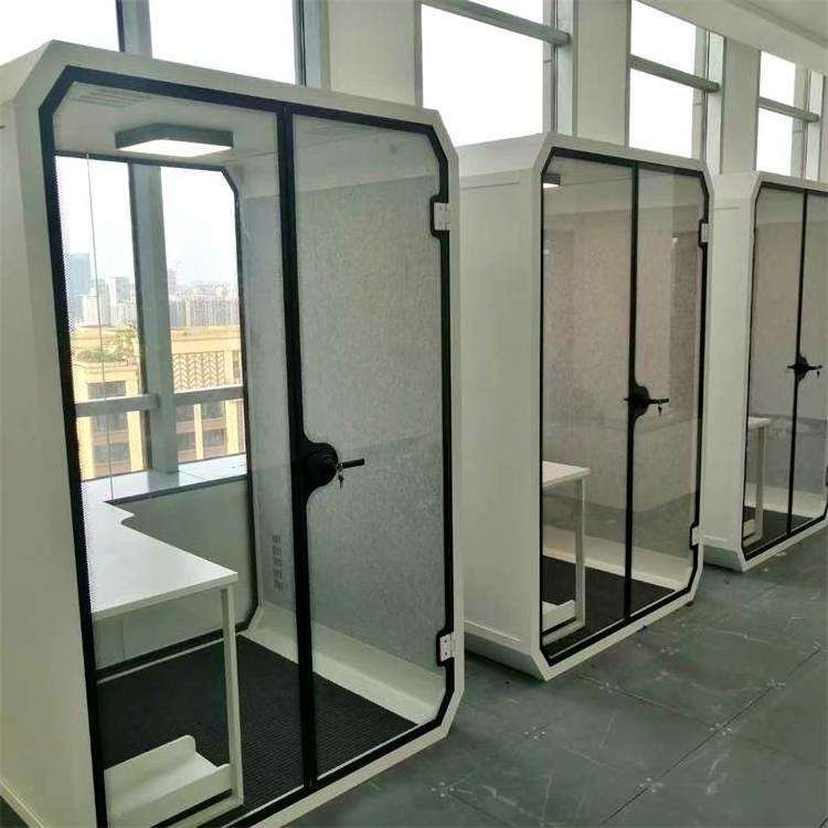 Luxury Meeting Phone Call Soundproof Booth indoor vocal silence private Office Pod