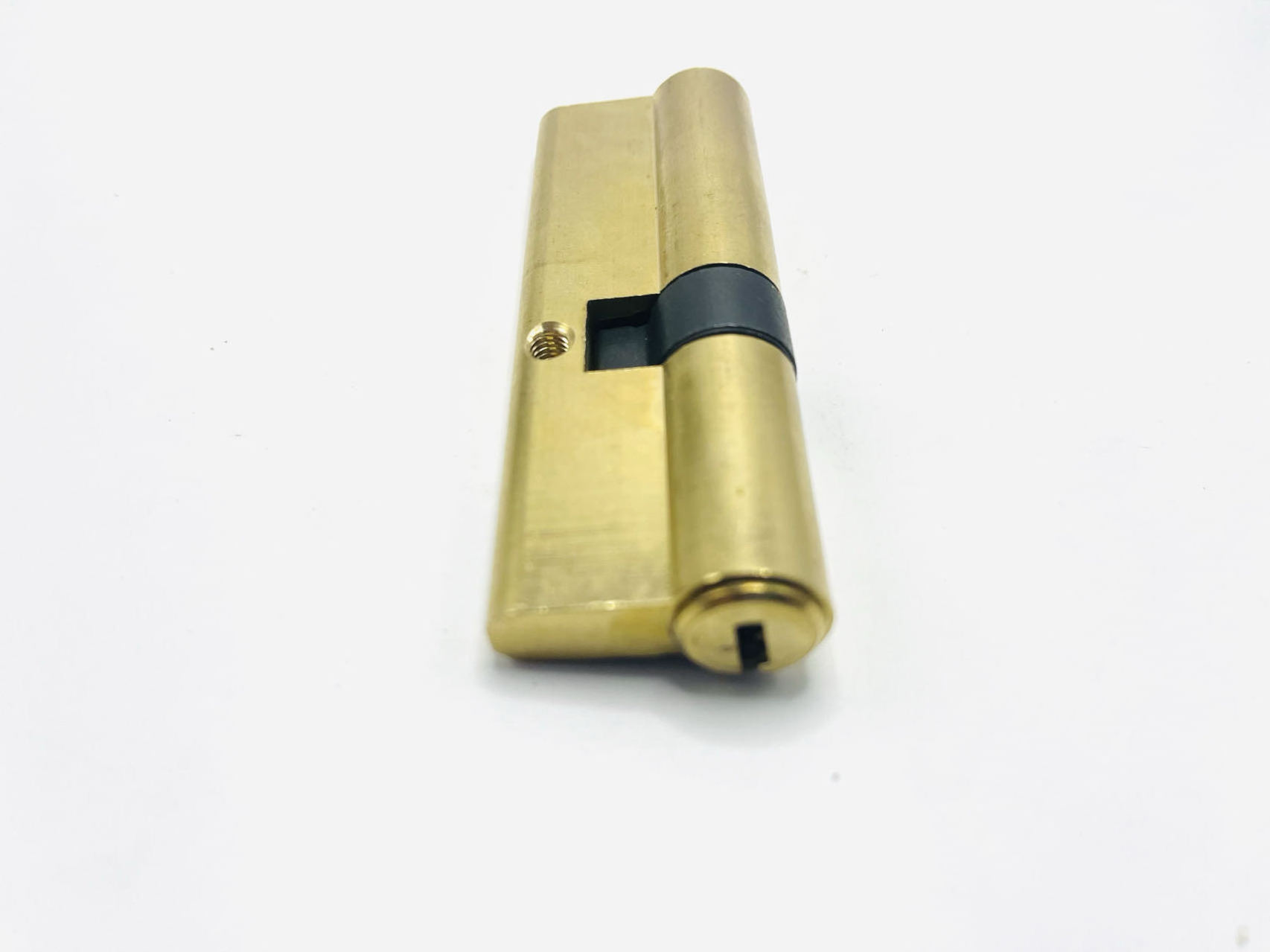 Double open full brass lock cylinder with master key system and suspension structure