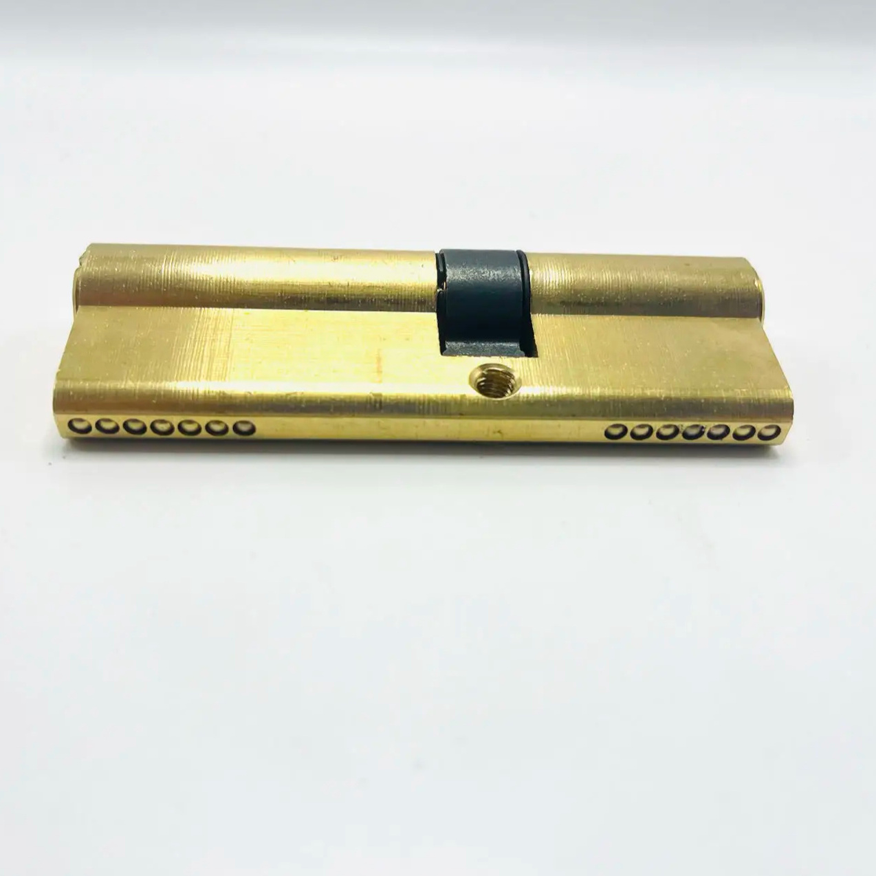 Double open full brass lock cylinder with master key system and suspension structure