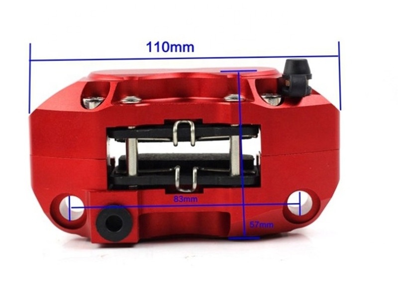 Rpm universal motorcycle Brake caliper with 4 pistons for scooter DIO Scooter Dirt Bike ATV Go Kart Parts