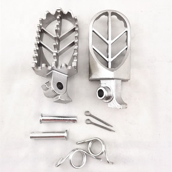 stainless steel dirt bike footpeg CRF50  XR50 YZ85 YZ125 footrest KAYO pit bike motocross