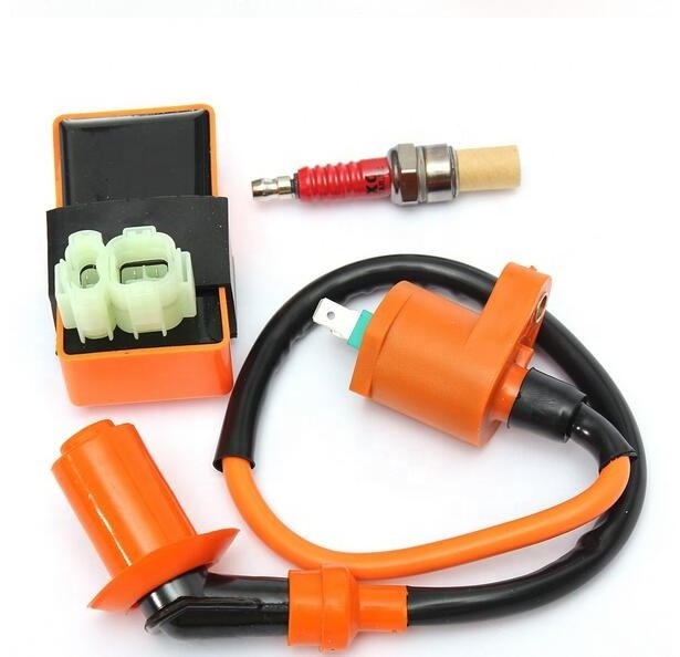 Orange GY6 CDI ignition coil Spark Plug for Scooter 50cc 70cc 90cc 110cc 125cc 150cc