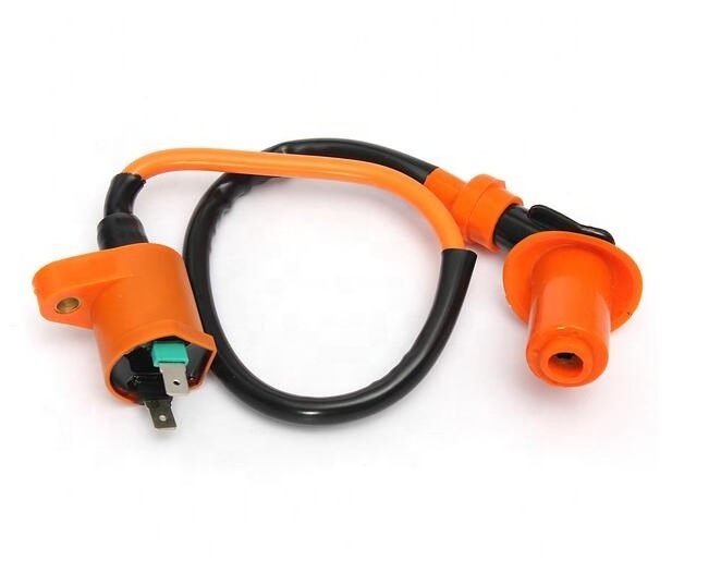 Orange GY6 CDI ignition coil Spark Plug for Scooter 50cc 70cc 90cc 110cc 125cc 150cc