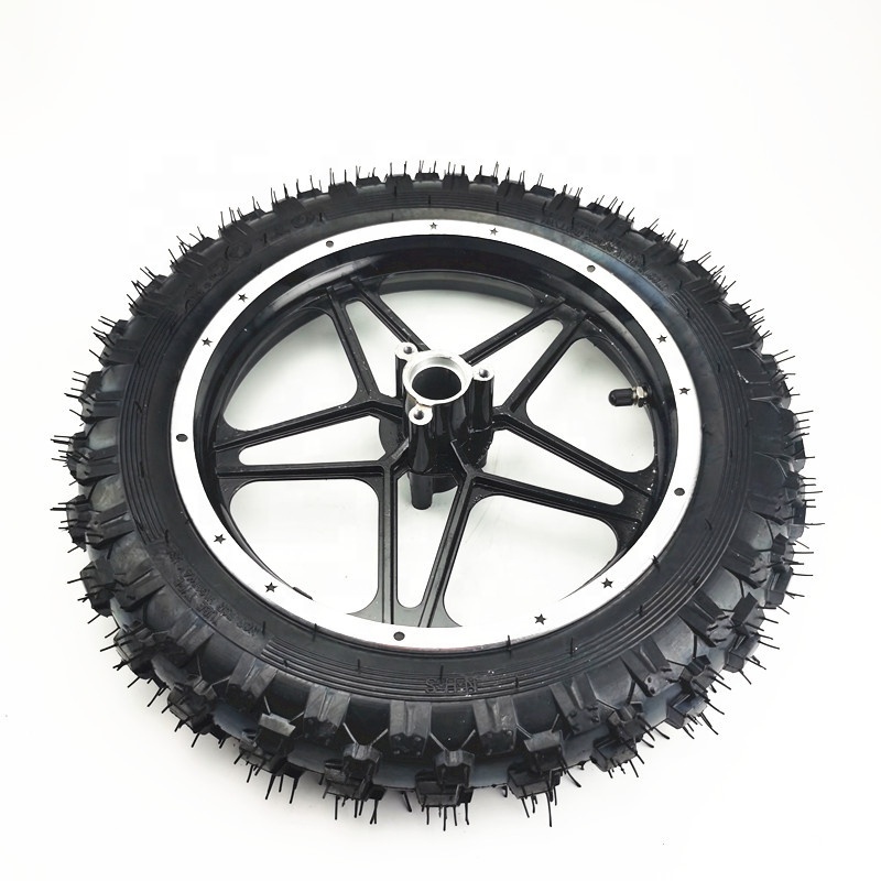 High quality 10inch motorcycle front & rear wheel with tube 2.50-10 for Mini moto dirt kid bike