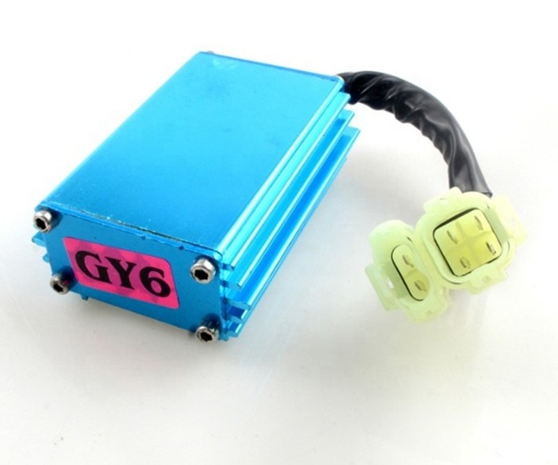 Blue Progreess ac cdi 6pin 4+2 for GY6 scooter 50cc 125cc 150cc 139QMB 152QMI 157QMJ engine Moped bike ATV