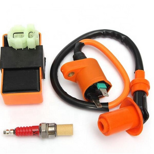 Orange GY6 CDI ignition coil Spark Plug for Scooter 50cc 70cc 90cc 110cc 125cc 150cc