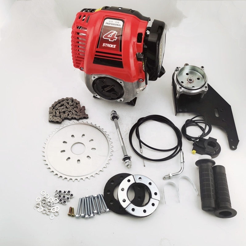 ESUM high quality rear mounted 4 stroke petrol 50cc bicycle engine kit 50cc motor for gas scooter cutter