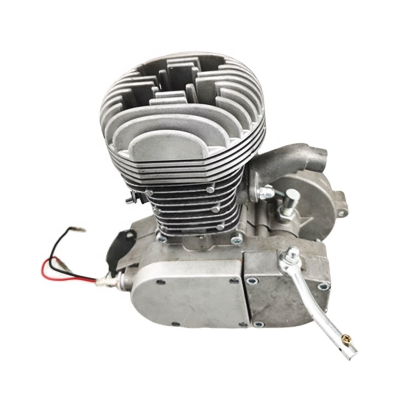 high performance 100cc engine 2 stroke for gas motorized bike motor with big cylinder head