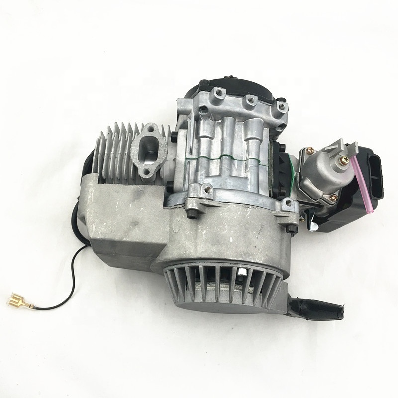 43CC 47CC 49CC 2 stroke engine for mini bike pocket Dirt Bike moto with aluminum pull starter 50cc