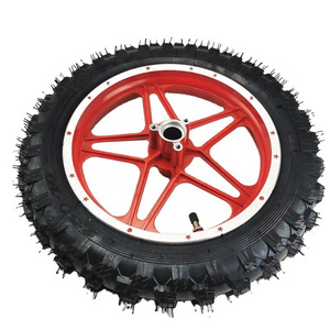 High quality 10inch motorcycle front & rear wheel with tube 2.50-10 for Mini moto dirt kid bike