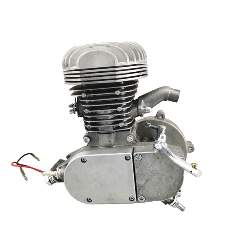 high performance 100cc engine 2 stroke for gas motorized bike motor with big cylinder head