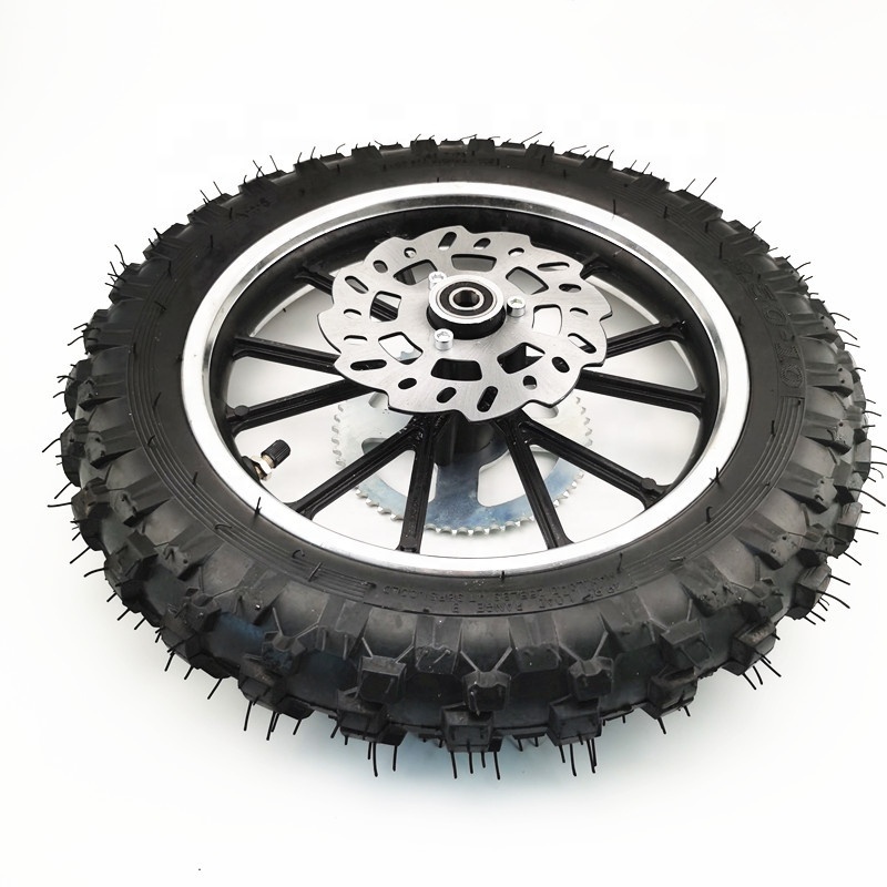 49cc 50cc mini moto complete rear ally wheel rims 10inch  for dirt bike pocket bike 2.50-10