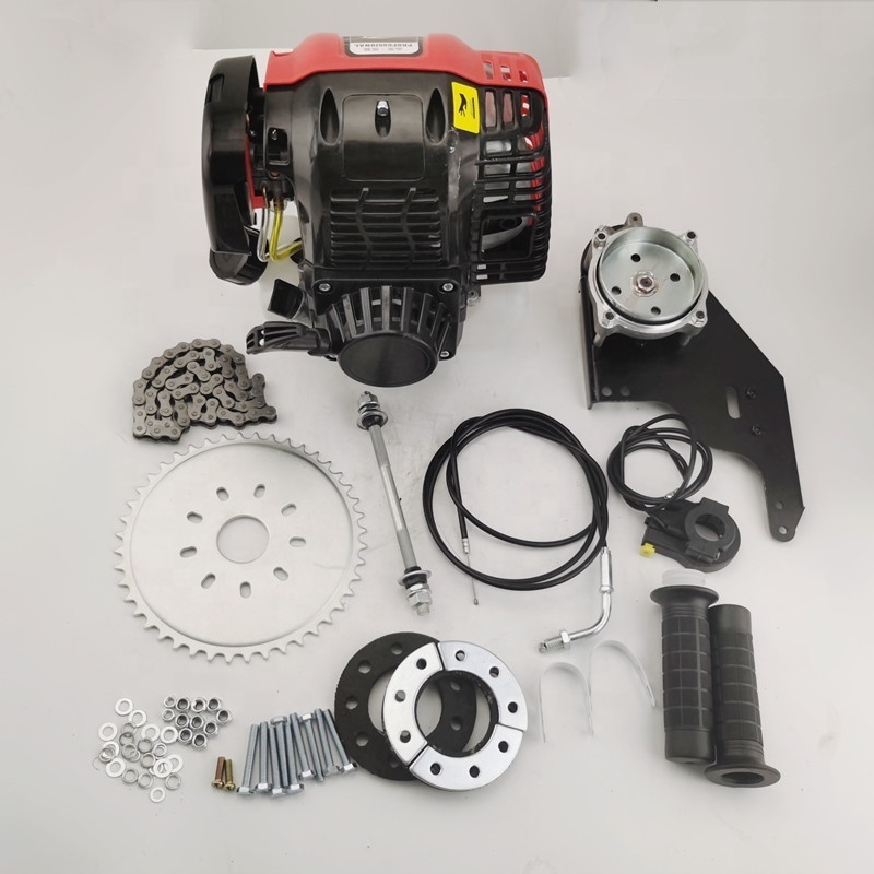 ESUM high quality rear mounted 4 stroke petrol 50cc bicycle engine kit 50cc motor for gas scooter cutter