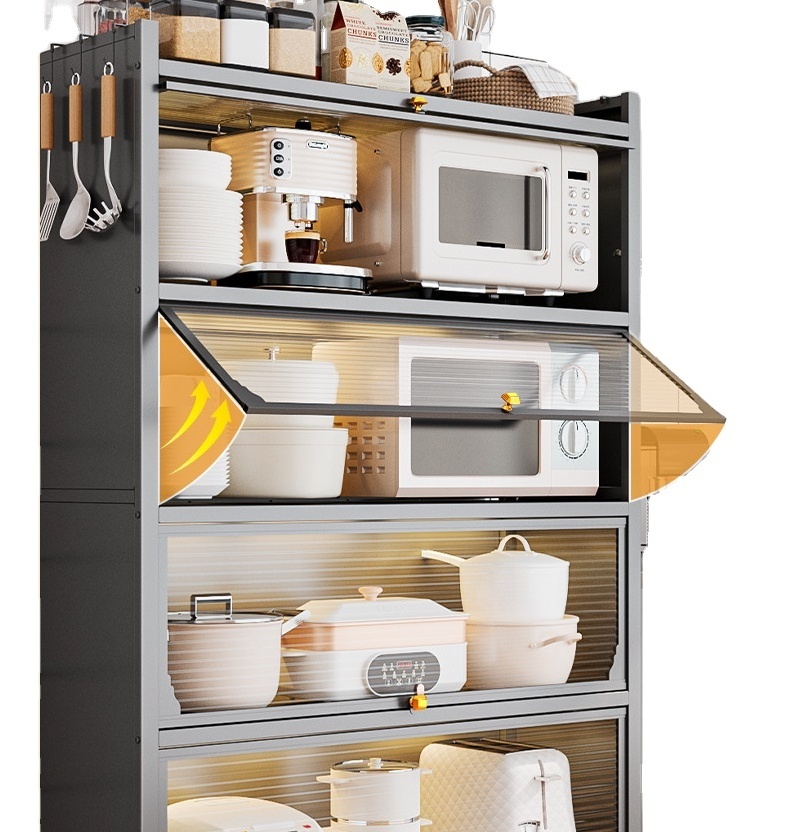 Stainless Steel spice organizer Rack tool storage racks shelving units tableware shelf kitchen rack cabinet