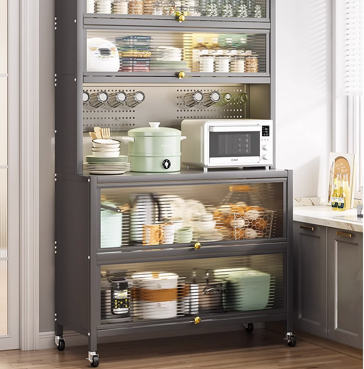 Stainless Steel Kitchen Cabinet Modular Kitchen Modern Design Kitchen ...