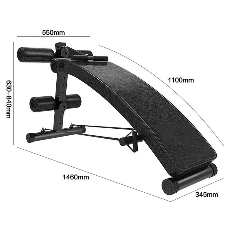 Home Gym Multi Function Strength Training fitness equipment mini sit-up sit up abdominal exercise supine bench