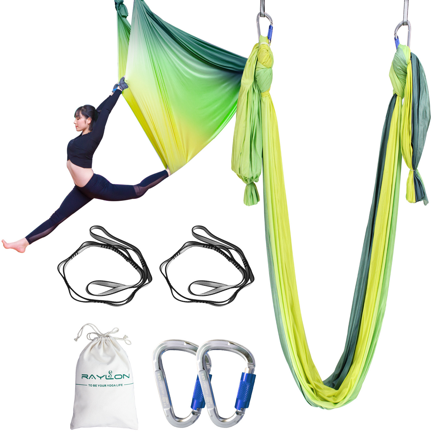 Good-quality Stretchy Aerial Silk Fabric Yoga Hammock