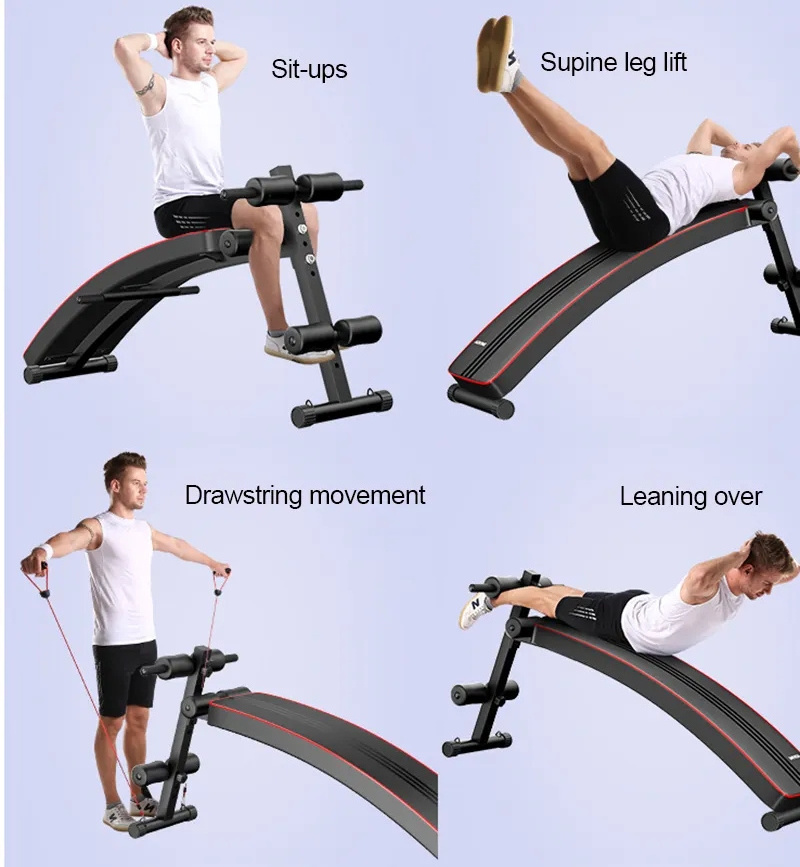 Home Gym Multi Function Strength Training fitness equipment mini sit-up sit up abdominal exercise supine bench