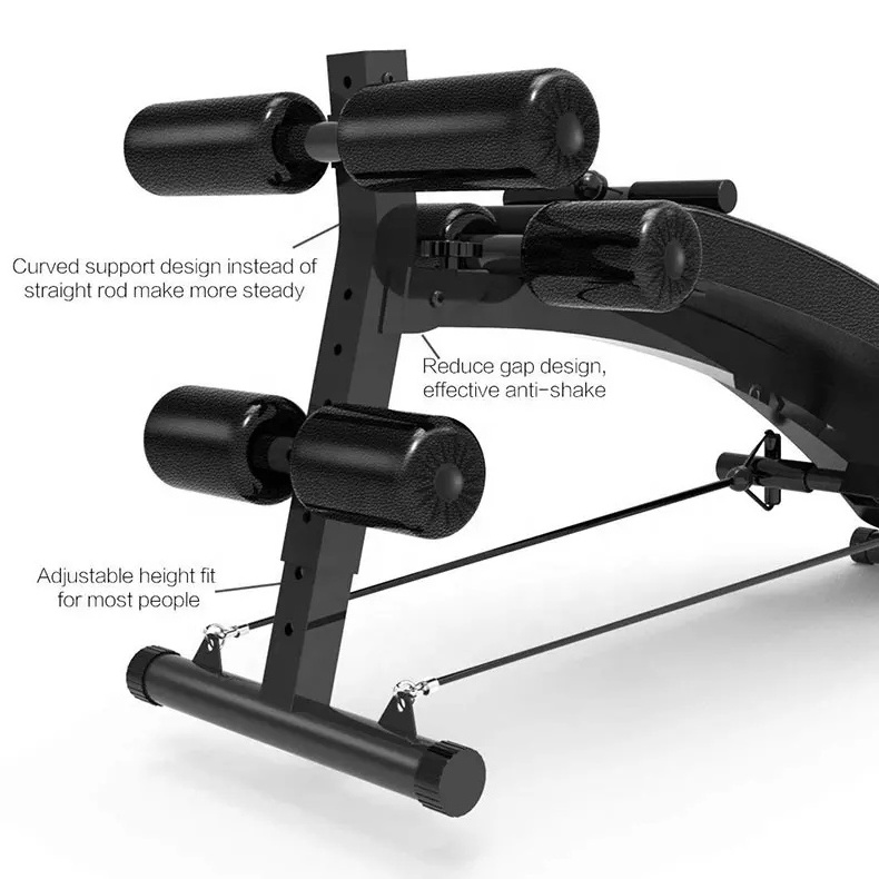 Home Gym Multi Function Strength Training fitness equipment mini sit-up sit up abdominal exercise supine bench