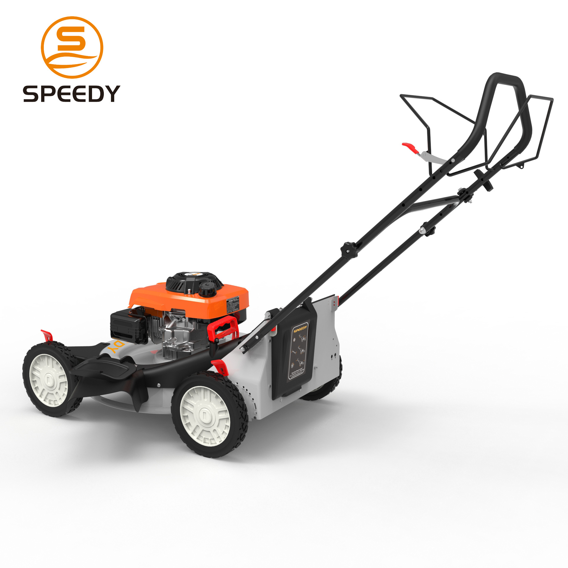 Speedy SPY-26-2 26 inch  Heavy-duty, cast steel chassis self-propelled lawn mower