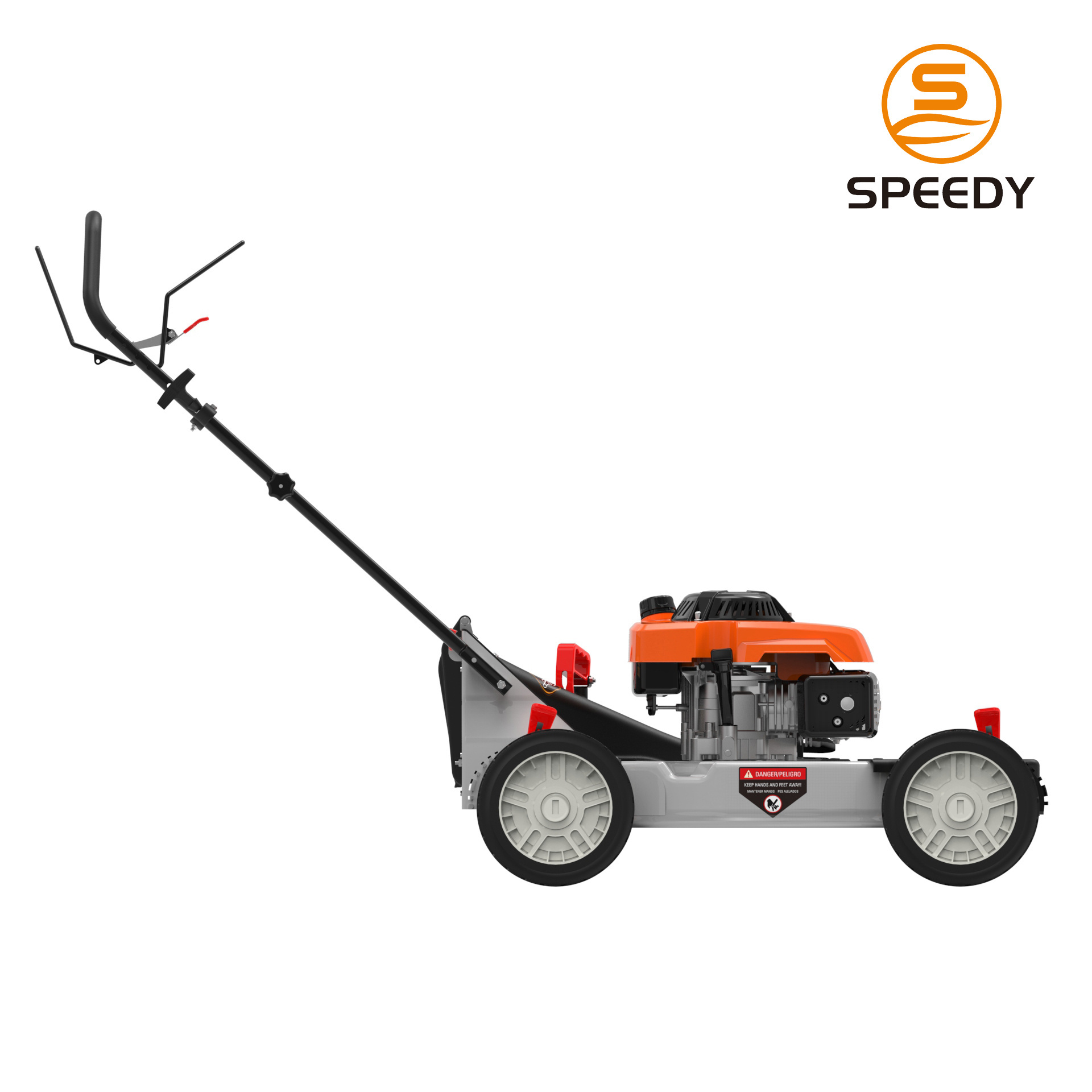 Speedy SPY-26-2 26 inch  Heavy-duty, cast steel chassis self-propelled lawn mower