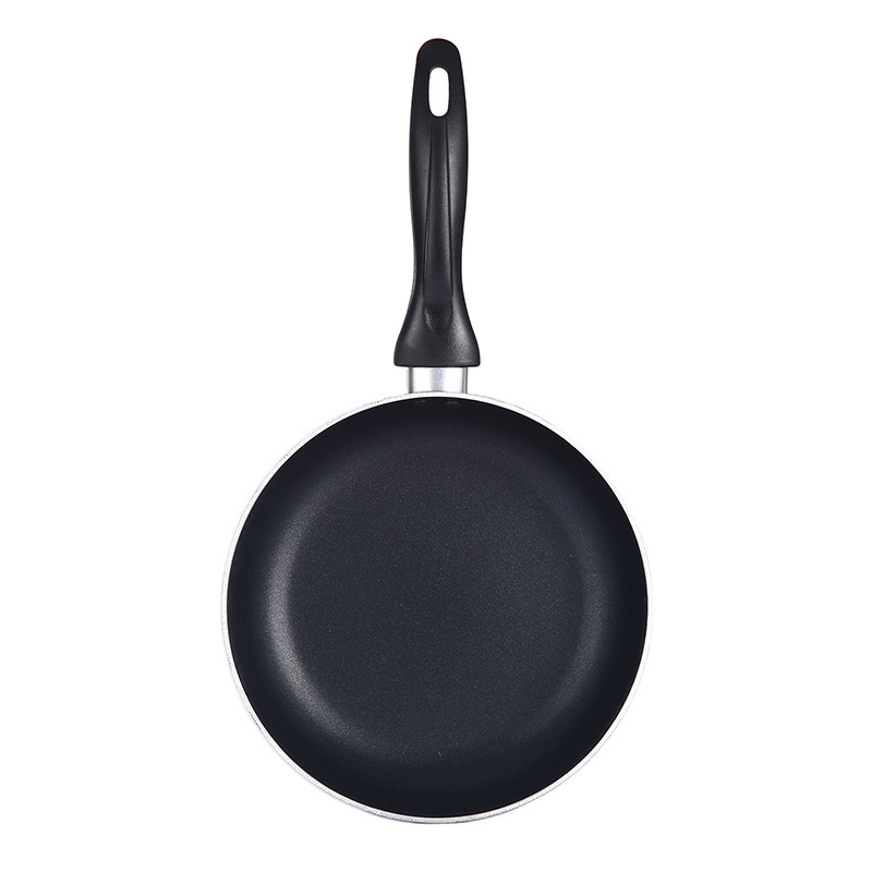 Big Discount Professional Kitchen Frying Pan Popular Non-stick Soft Glue Handle New Aluminum Fry Pan