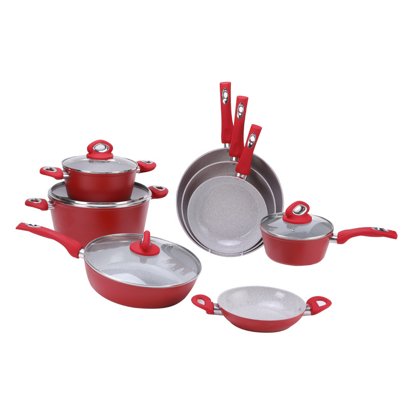 New Style Non-Stick Coatings Eco Pan Cookware Forged Aluminum Cookware Set Non Stick Frying Pan