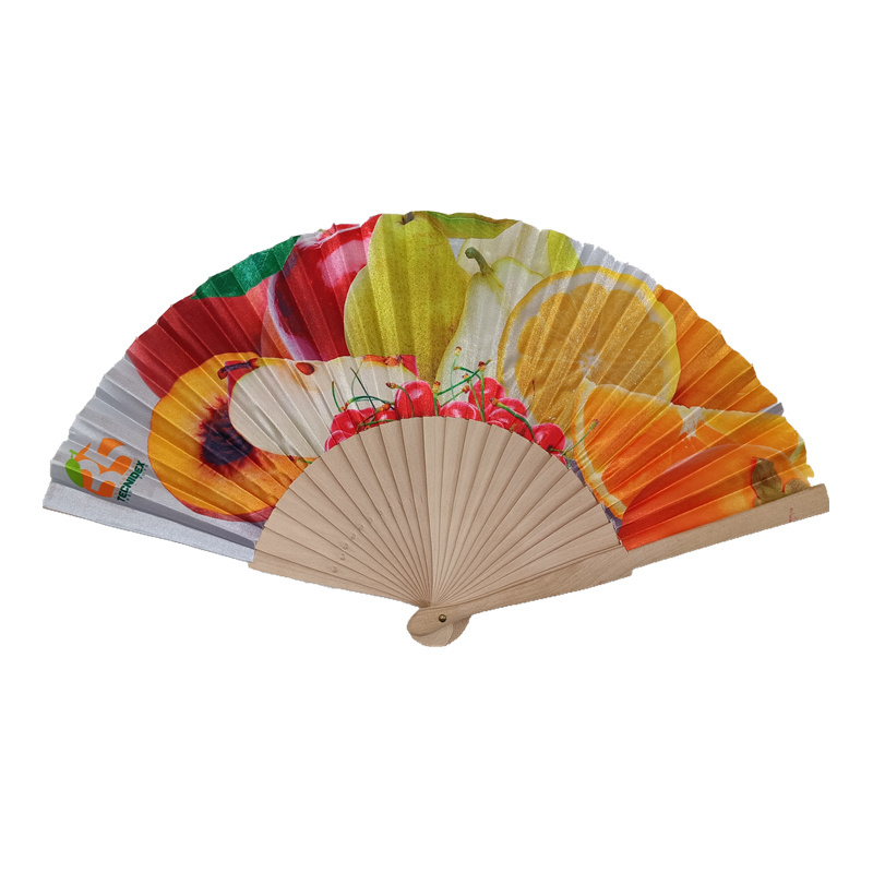 2023 hand held fan Wholesale Color Painted hand fans Wooden sticks for hand fans