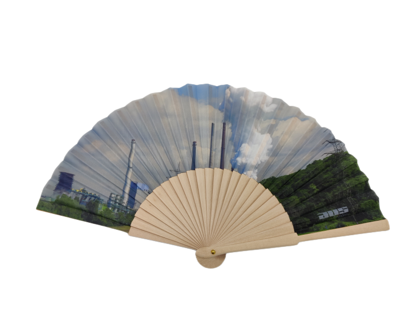 2023 hand held fan Wholesale Color Painted hand fans Wooden sticks for hand fans