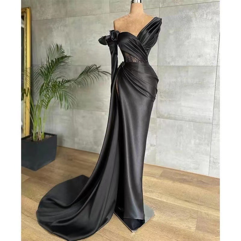 AL1598 couture luxury sequins black green beaded princess dresses evening gown elegant quinceanera dress wedding dress for women