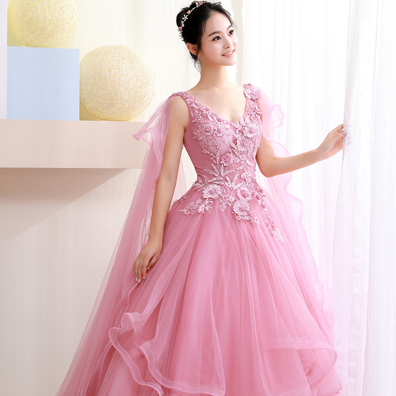 wedding dresses 2022 bridal 2023 curvy new fantasy pink shawl wedding dress sexy  thailand tunisian brautkleid wedding dresses