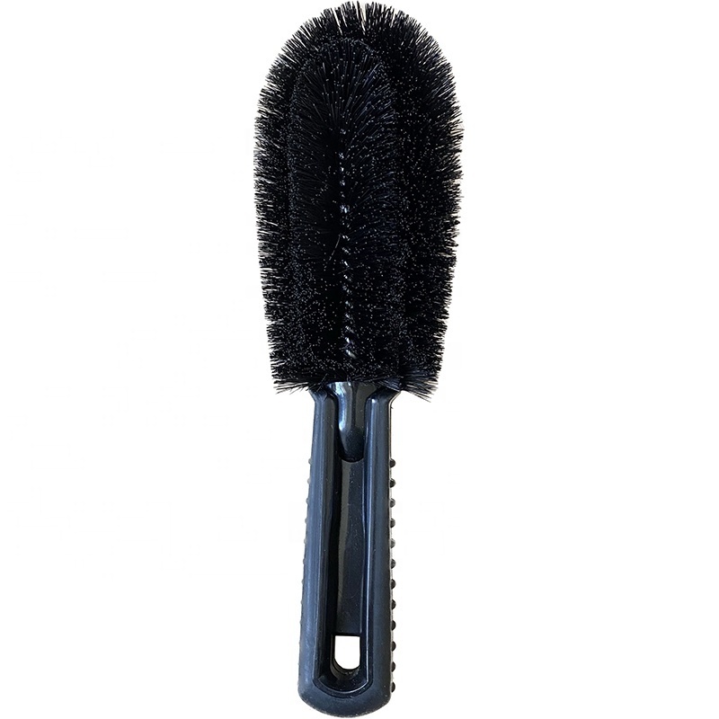 Car Wheel Brush Tire Rim Brush Cleaner Bristles Auto Washing Brush Multipurpose Use for Tire Motorcycle Bike And Metal Surface