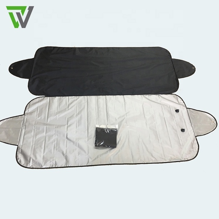 Winsportsield Car Windshield Frost Cover and Protector Gold Silversnow and Ice Cover / Snow Windshield Blanket Waterproof Silver