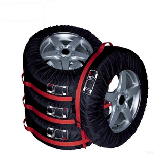 Foldable Spare Waterproof Tire Covers / Protection Covers Storage Tote Bags / Wheel Cover for Car Off Road Truck