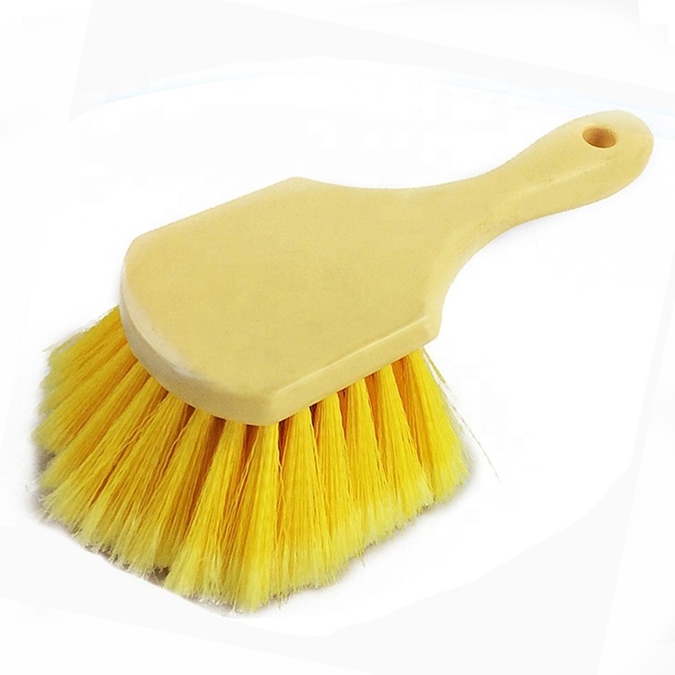 Plastic spoke automotive wire wheel cleaning brush / Industrial lorry car rim wash brush / Truck washing broom accessories