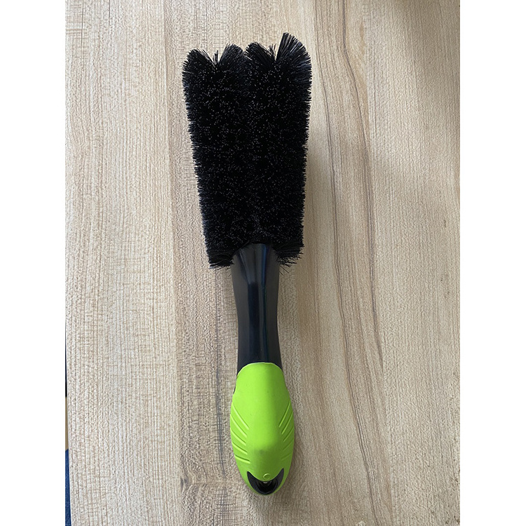 Long reach wheel tire cleaning brush Aluminum rim cleaner detailing tools Auto car wash scrubber tire dressing brush