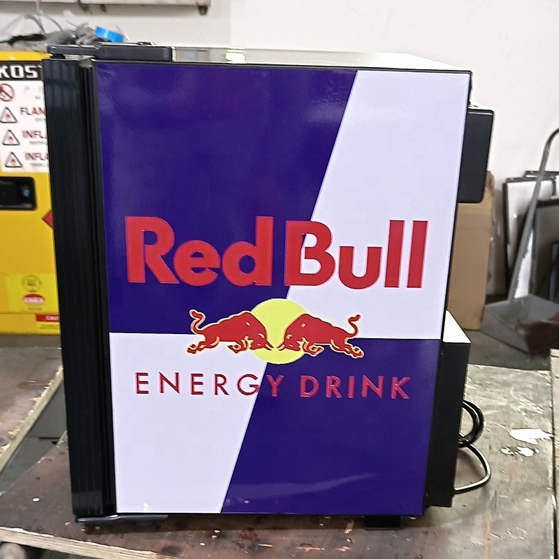 21L Mini Energy Drink Fridge Display Small RED BULL Bar Cooler