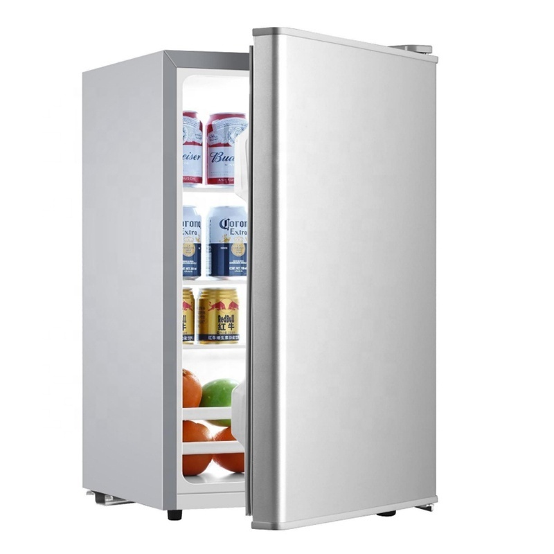 58L Single Soild Door Mini Cooler Small Table Refrigerator Home Upright Fridge