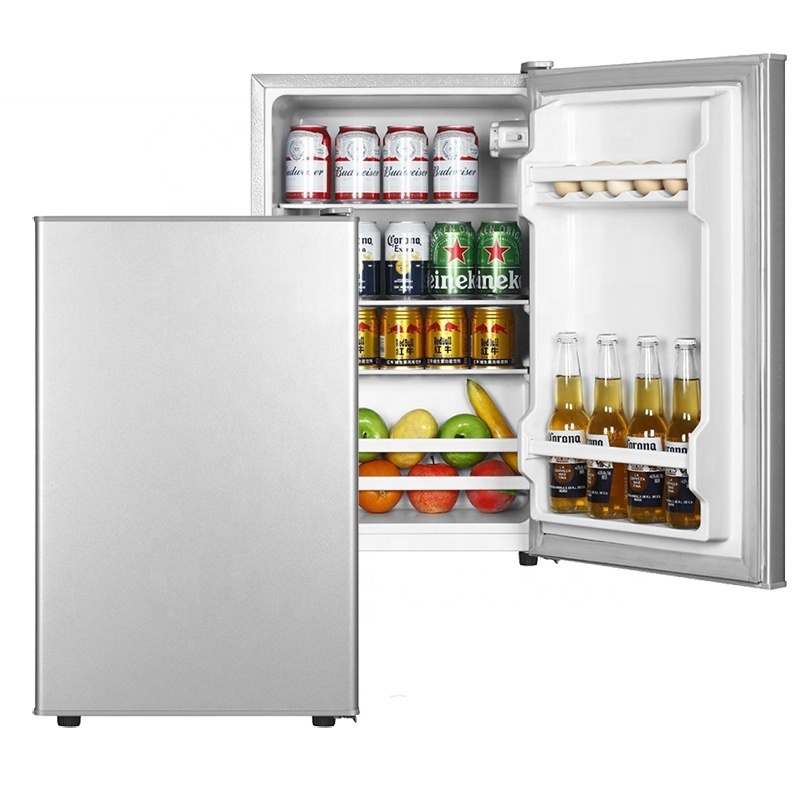 58L Single Soild Door Mini Cooler Small Table Refrigerator Home Upright Fridge