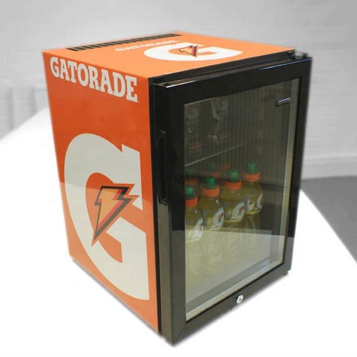 21L Gatorade Sports Design Energy Drink Mini Fridge with Glass Front