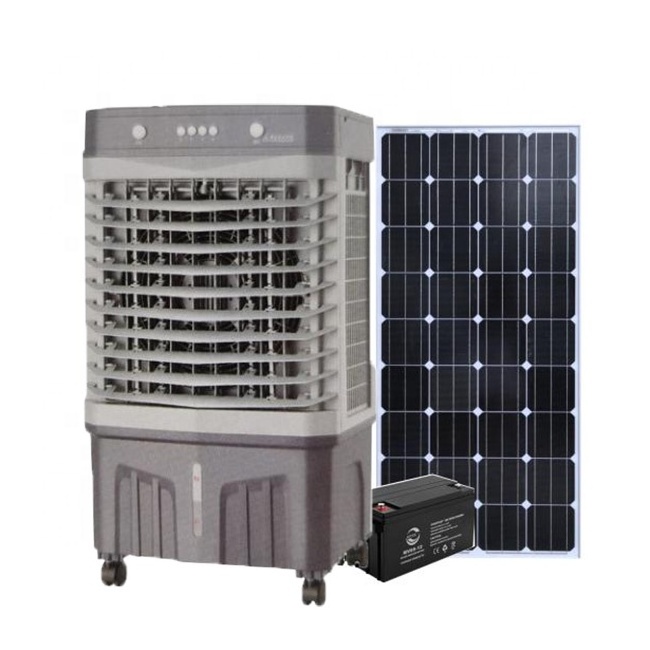 3 Speed Portable Solar Power Air Cooler DC12V 24V Air Conditioner