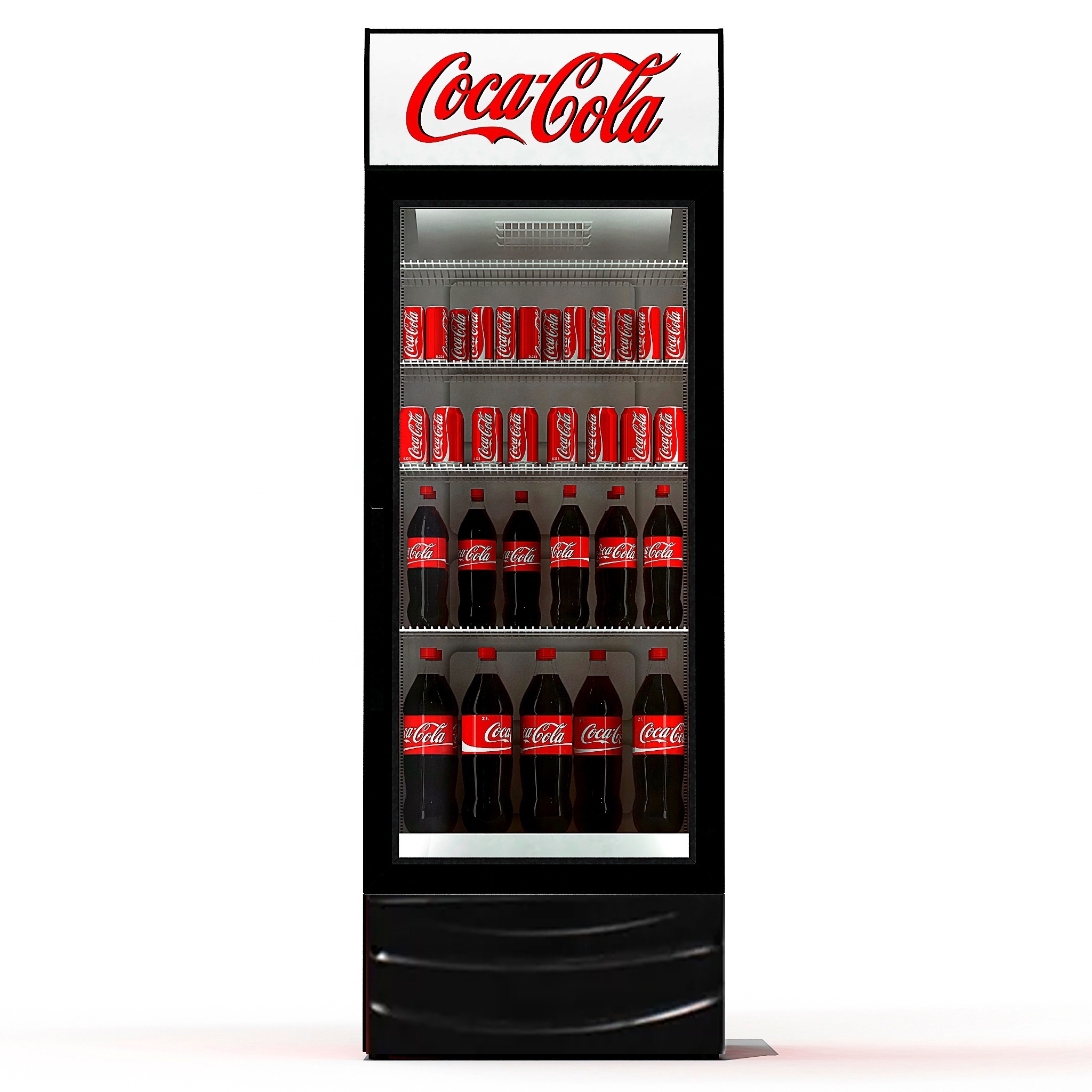 Commercial Glass Door Cola Fridge Beverage Display Refrigerator