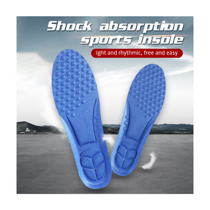 1pair New Memory Foam Sport Insoles for Shoes Sole Orthopedic Soft Pad Shock Absorption Arch Support Insole for Feet Man Women