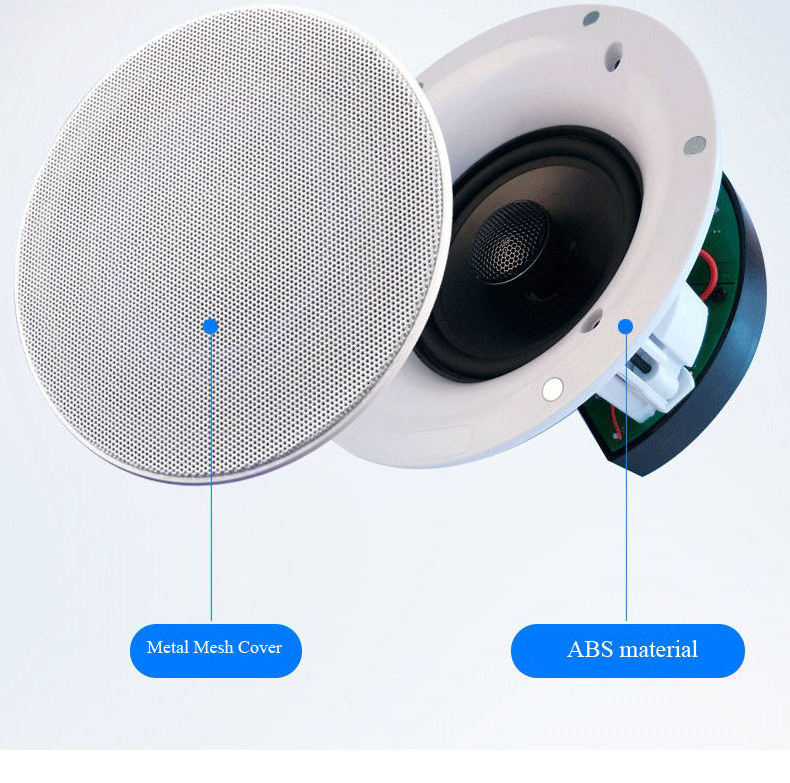 speaker supplier manufacture cheap price with 3 inches mini unit ceiling speaker for home theater hotel