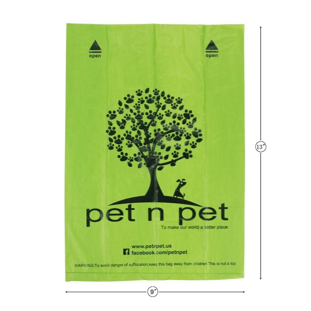 100% Eco Friendly Biodegradable Dog Poop Bags Compostable Dog Plastic Bags Best Selling Pet Product Supplies